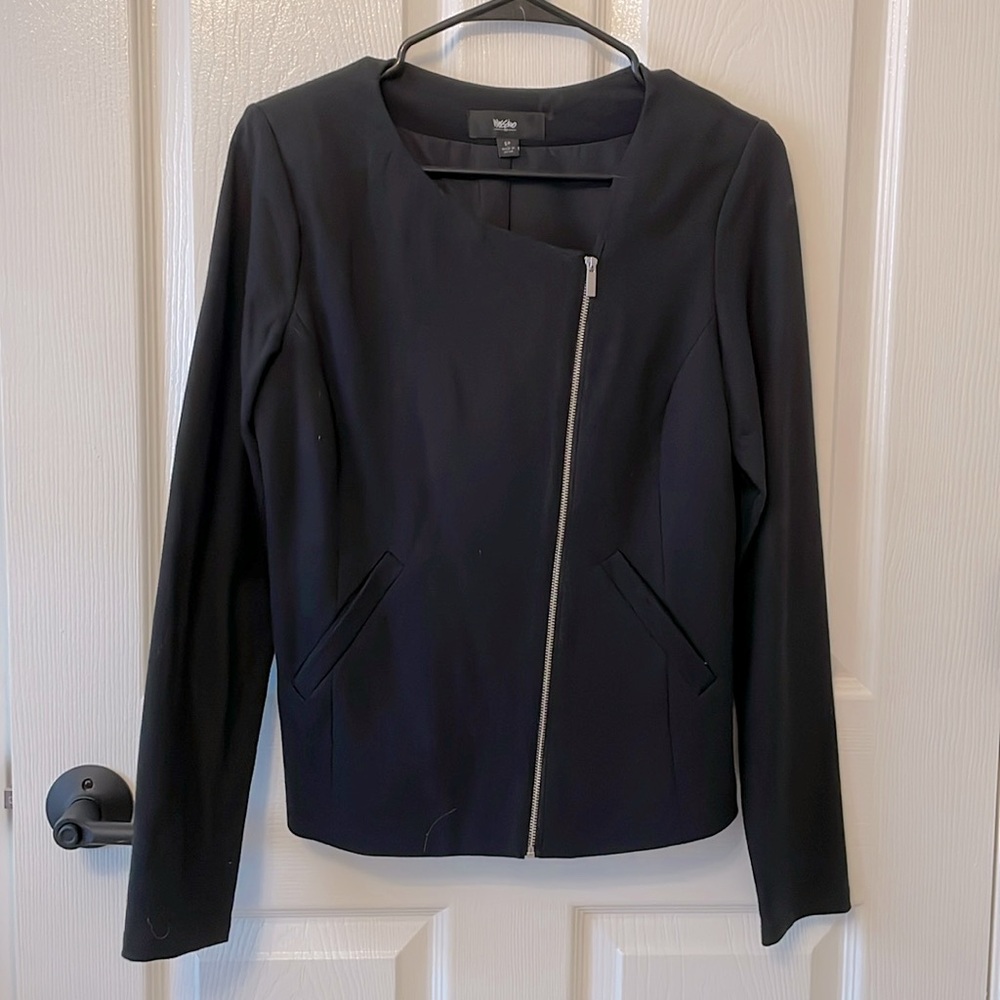 Mossimo angled zipper blazer